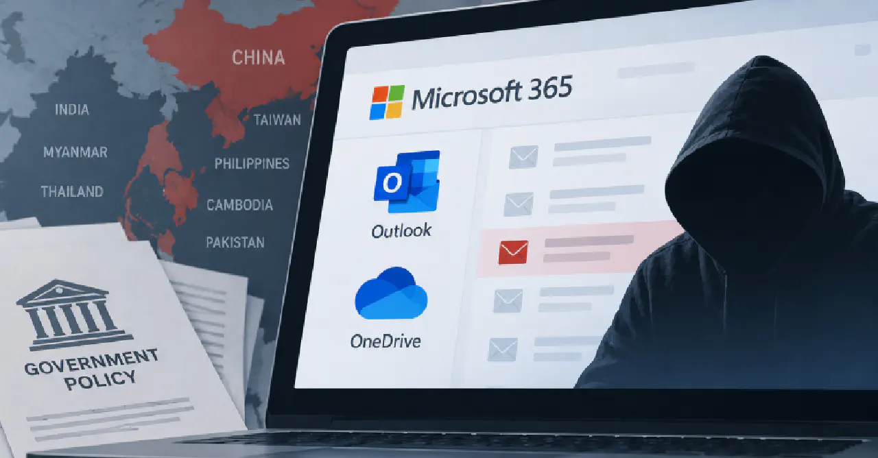Antino Backdoor Uses Outlook and OneDrive for C2 in China-Nexus Espionage Campaign