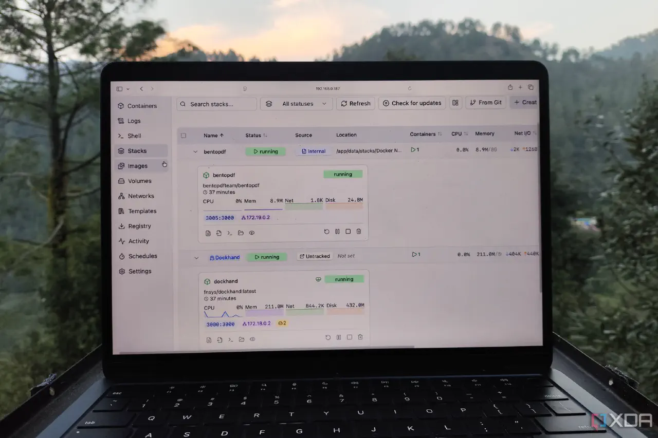I stopped recommending Portainer as a Docker UI after its recent update policy, and moved to this simple tool instead