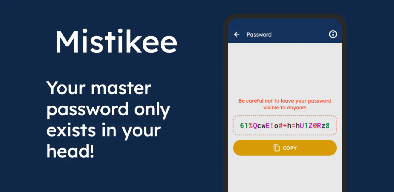 Mistikee Password Manager