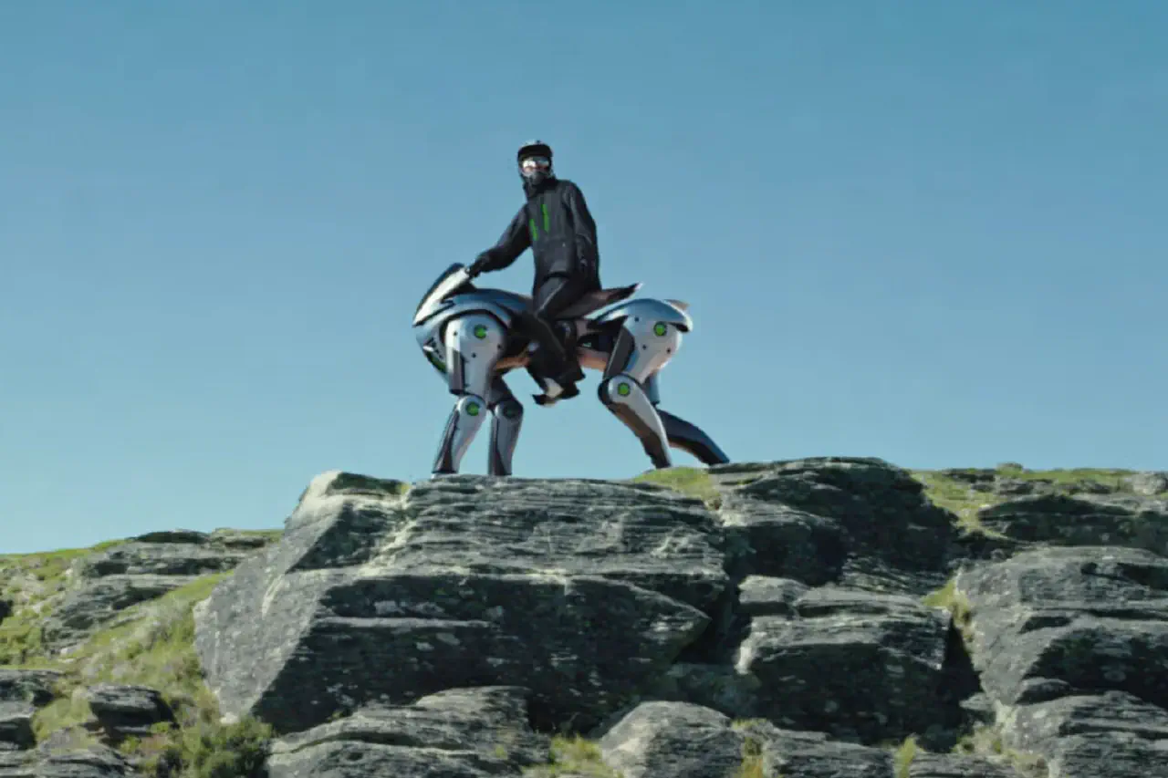 Voici quelque chose qu'on ne voit pas tous les jours : un robot cheval signé Kawasaki !