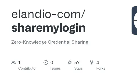 GitHub - elandio-com/sharemylogin: Zero-Knowledge Credential Sharing