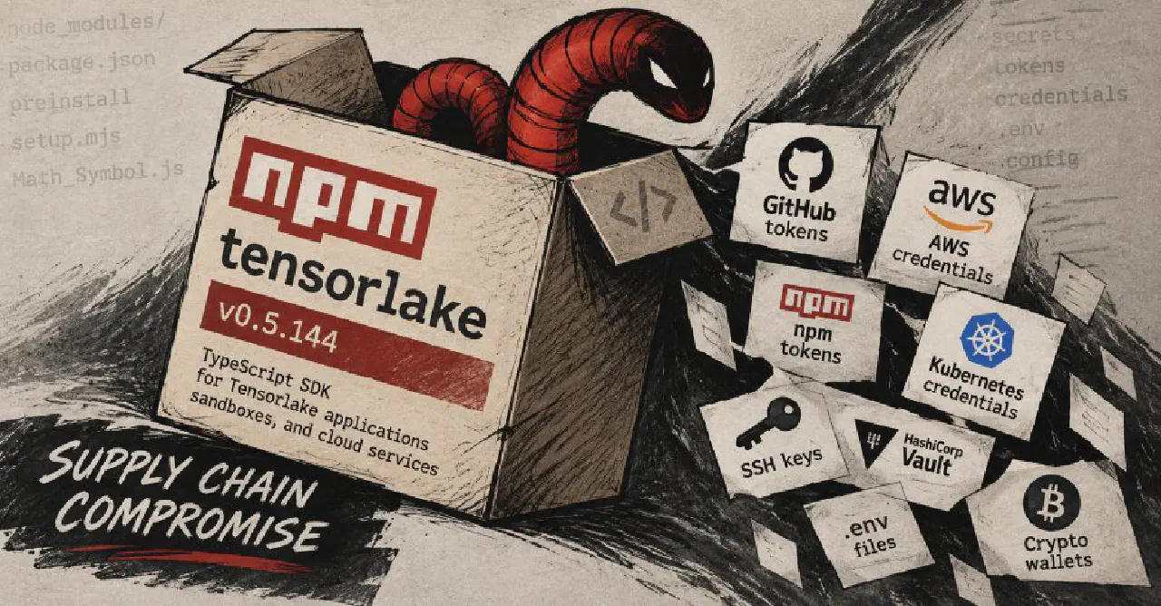 Tensorlake npm Package Compromised to Deliver Shai-Hulud Credential-Stealing Worm