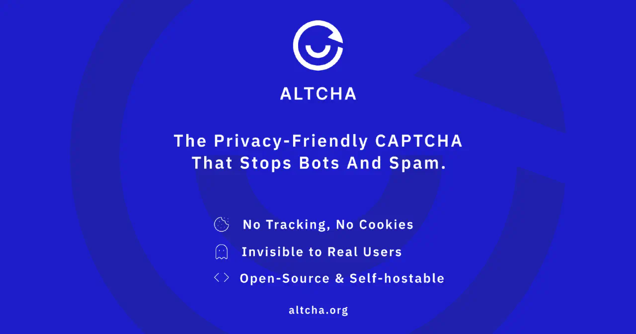 ALTCHA — Alternative au CAPTCHA axée sur la confidentialité