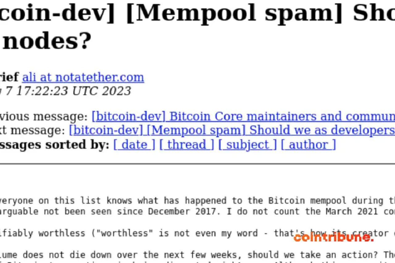 BRC-20 fait perdre patience à deux développeurs Bitcoin core